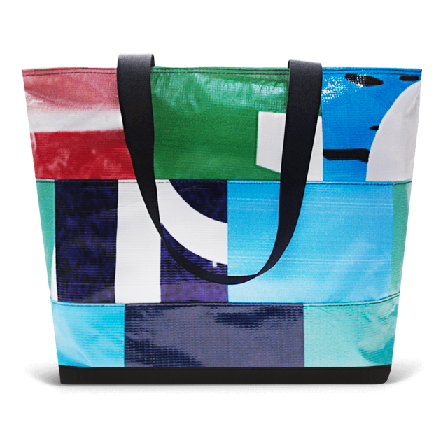 Patchwork Zippered Blake Tote