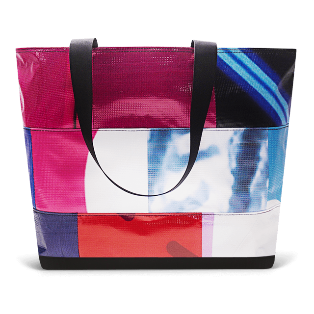 Patchwork Zippered Blake Tote