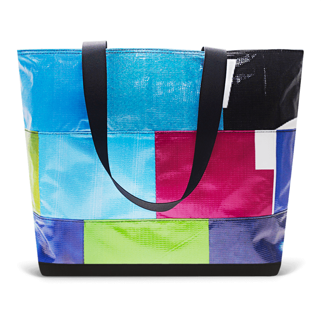 Patchwork Zippered Blake Tote
