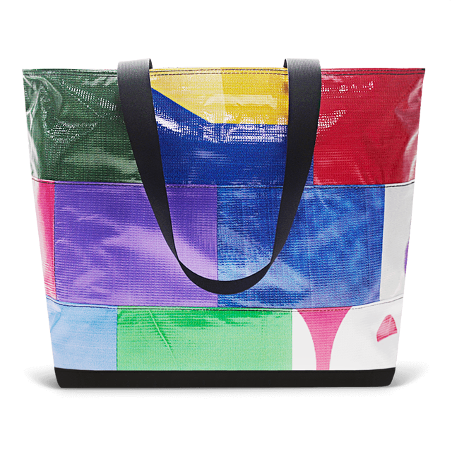 Patchwork Zippered Blake Tote
