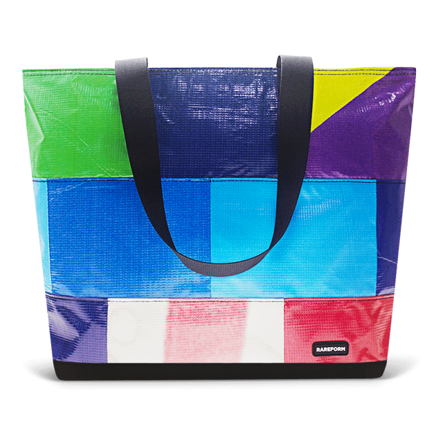 Patchwork Zippered Blake Tote