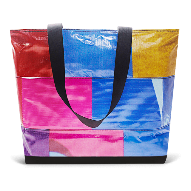 Patchwork Zippered Blake Tote