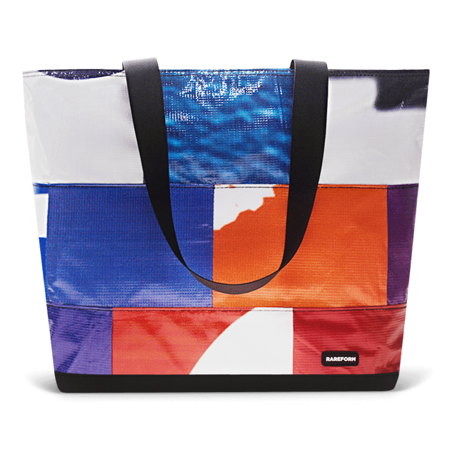 Patchwork Zippered Blake Tote
