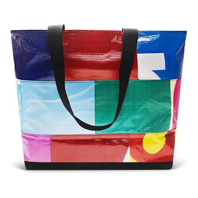 Patchwork Zippered Blake Tote