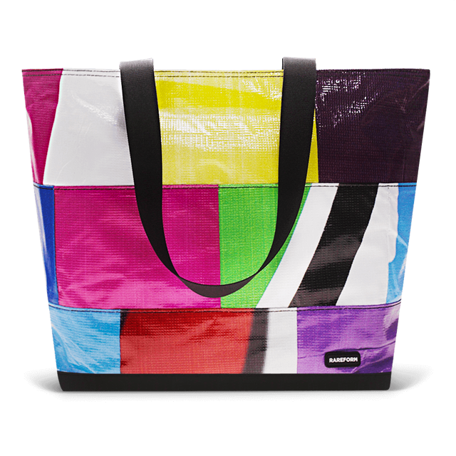 Patchwork Zippered Blake Tote