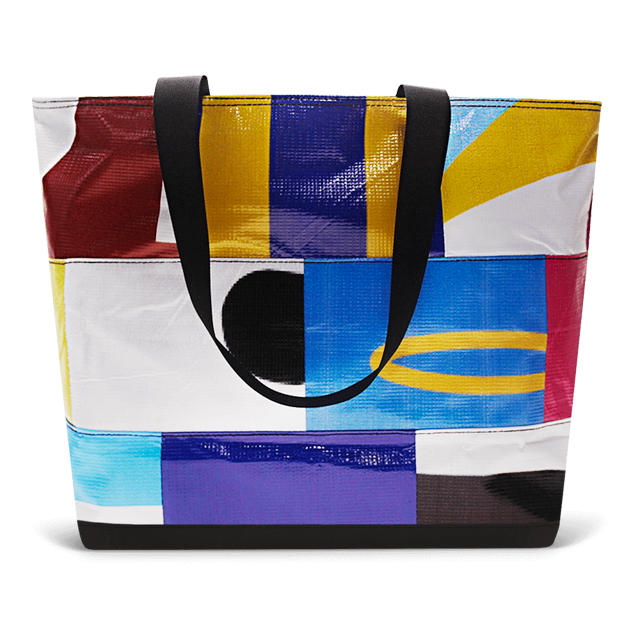 Patchwork Zippered Blake Tote