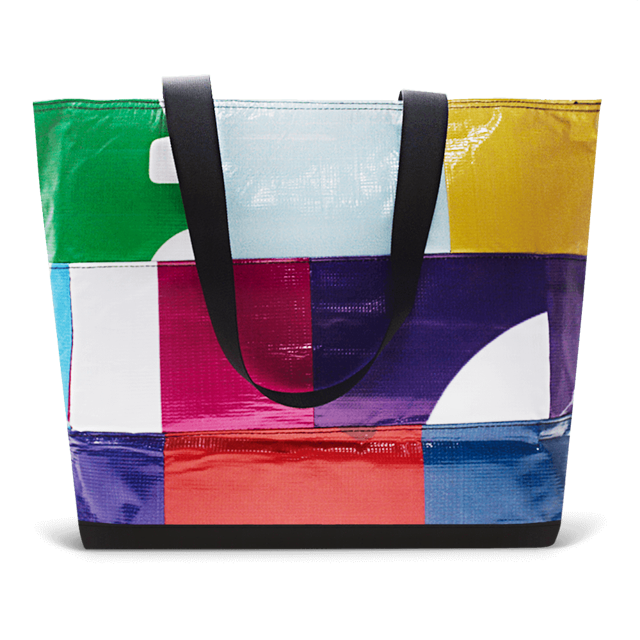 Patchwork Zippered Blake Tote