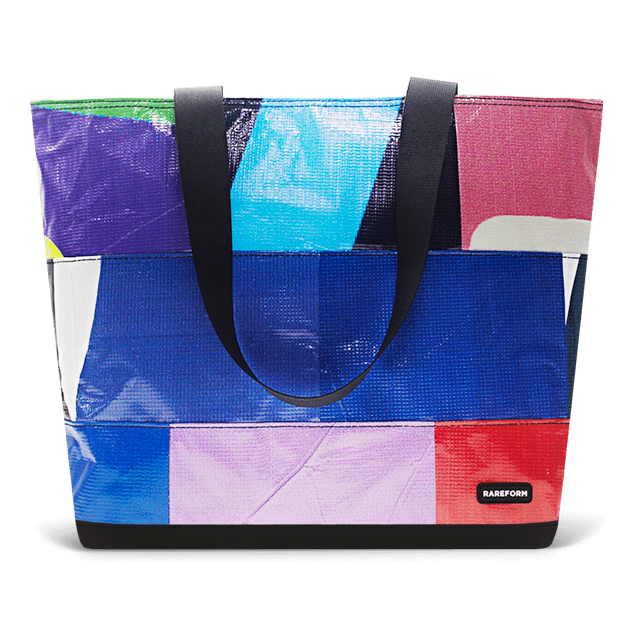 Patchwork Zippered Blake Tote