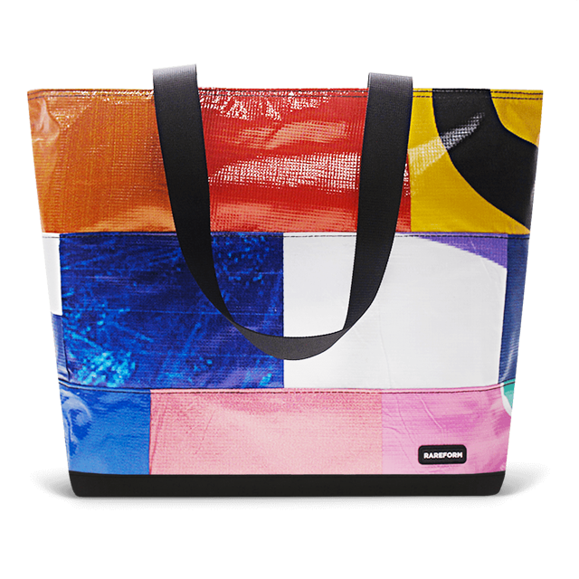 Patchwork Zippered Blake Tote