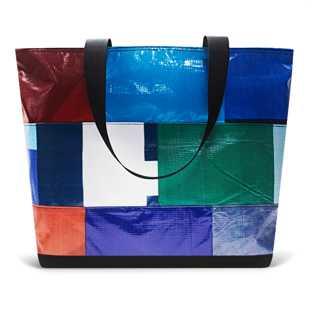 Patchwork Zippered Blake Tote