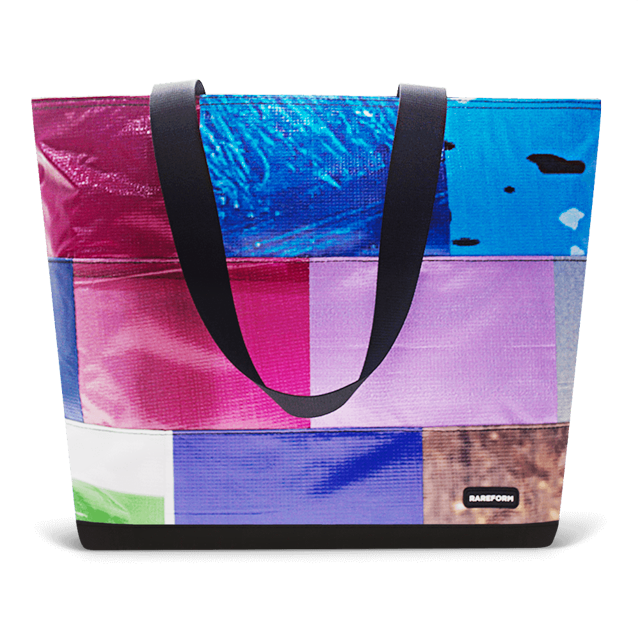 Patchwork Zippered Blake Tote