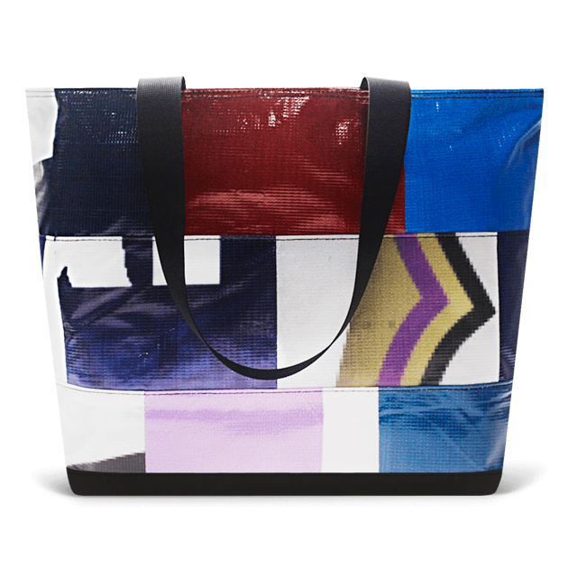 Patchwork Zippered Blake Tote