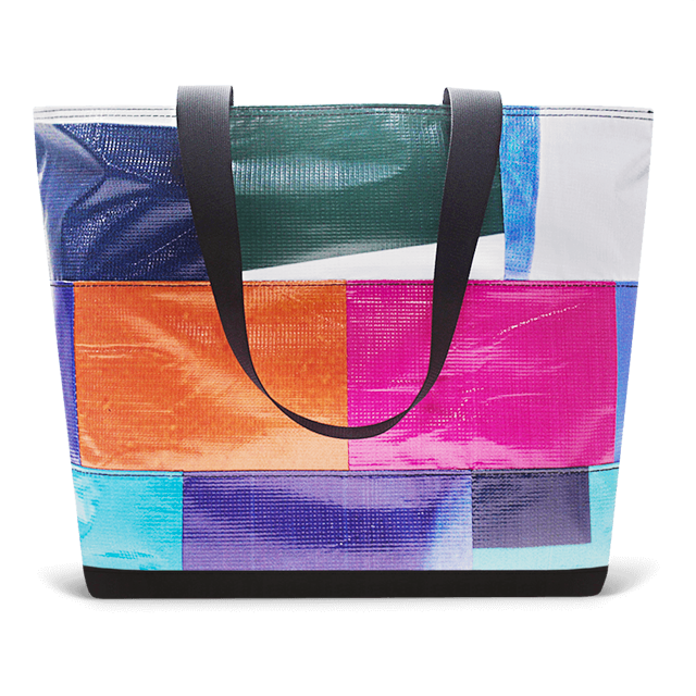 Patchwork Zippered Blake Tote