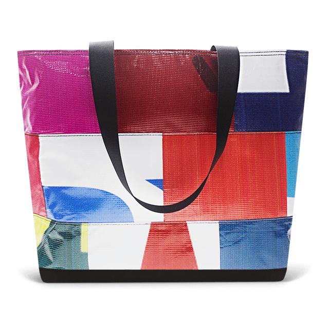 Patchwork Zippered Blake Tote