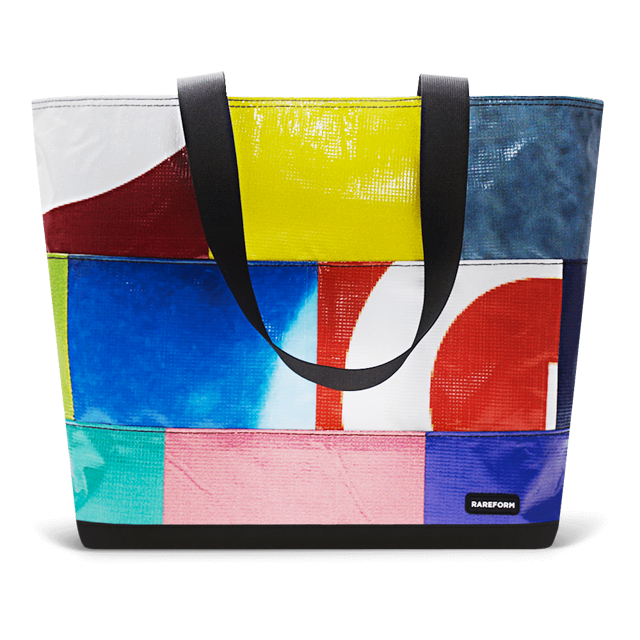 Patchwork Zippered Blake Tote