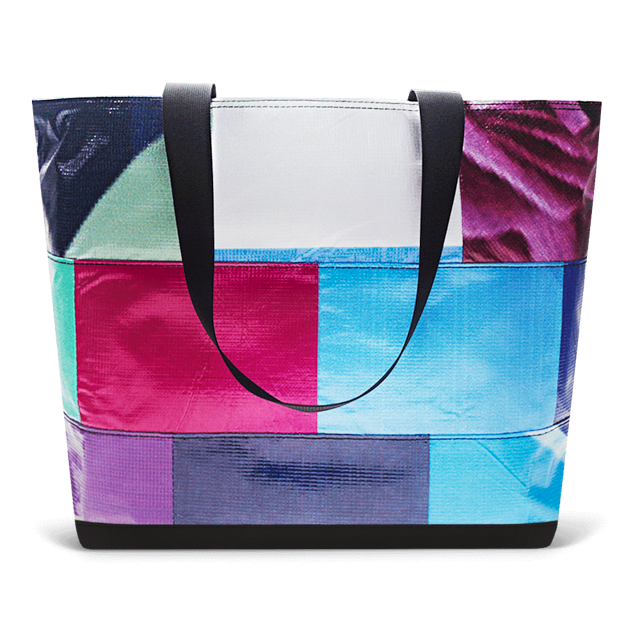Patchwork Zippered Blake Tote