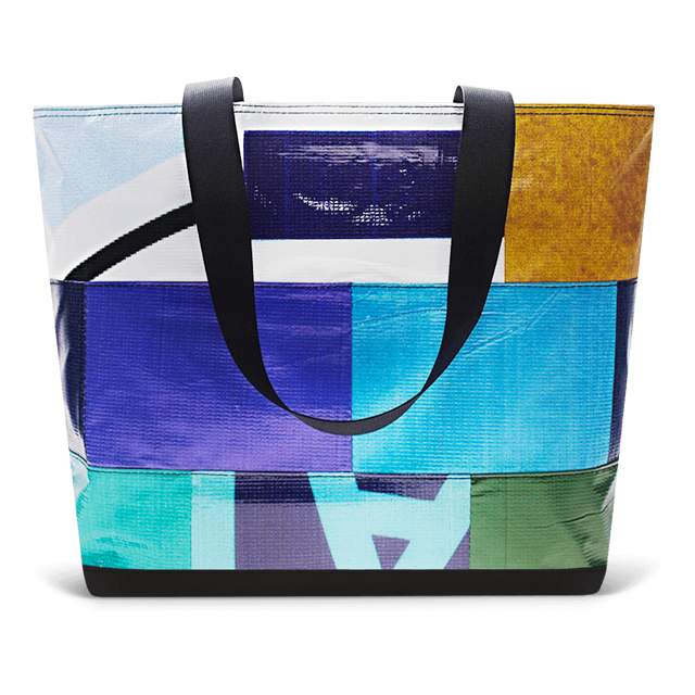 Patchwork Zippered Blake Tote