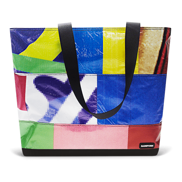 Patchwork Zippered Blake Tote