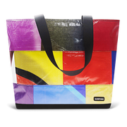Patchwork Zippered Blake Tote