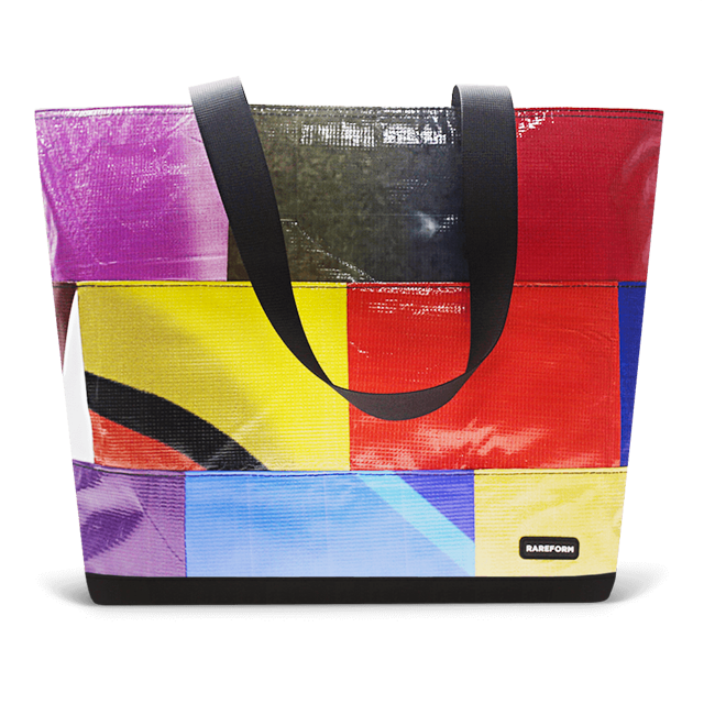 Patchwork Zippered Blake Tote