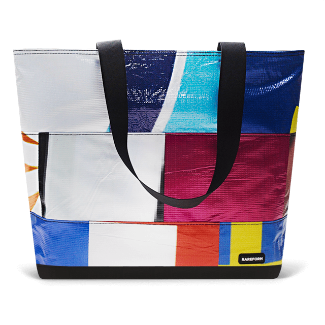 Patchwork Zippered Blake Tote