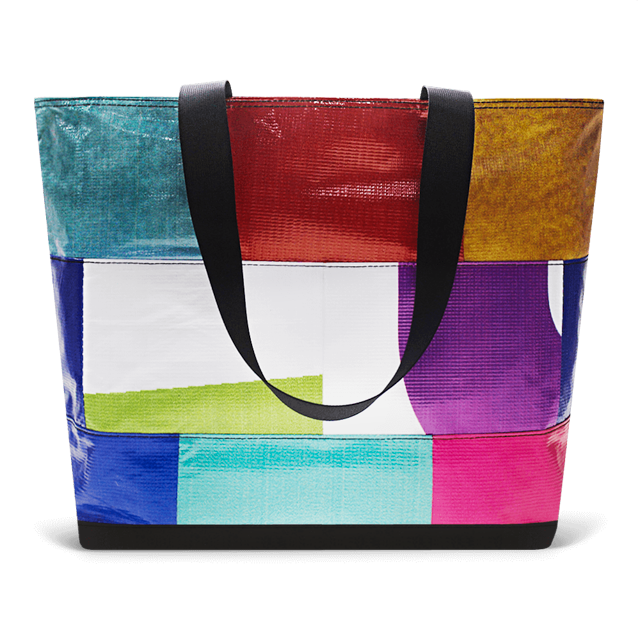 Patchwork Zippered Blake Tote