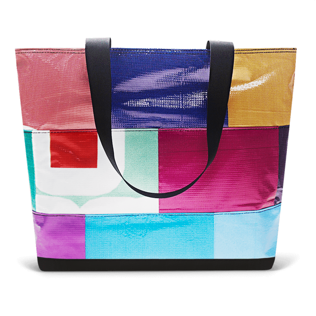 Patchwork Zippered Blake Tote