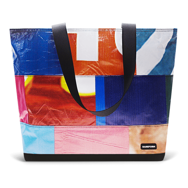 Patchwork Zippered Blake Tote