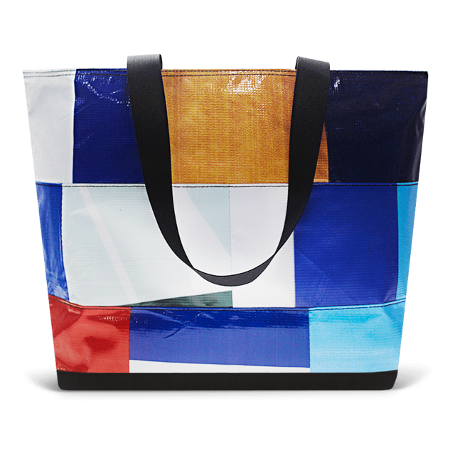 Patchwork Zippered Blake Tote