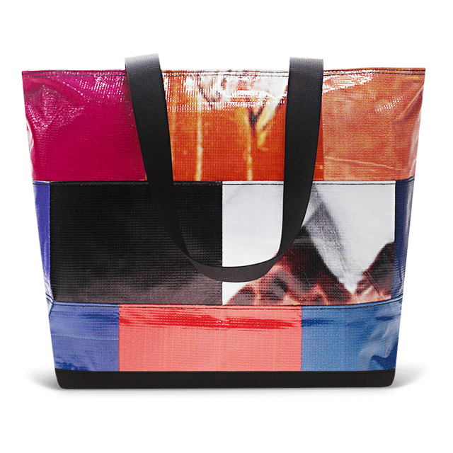 Patchwork Zippered Blake Tote