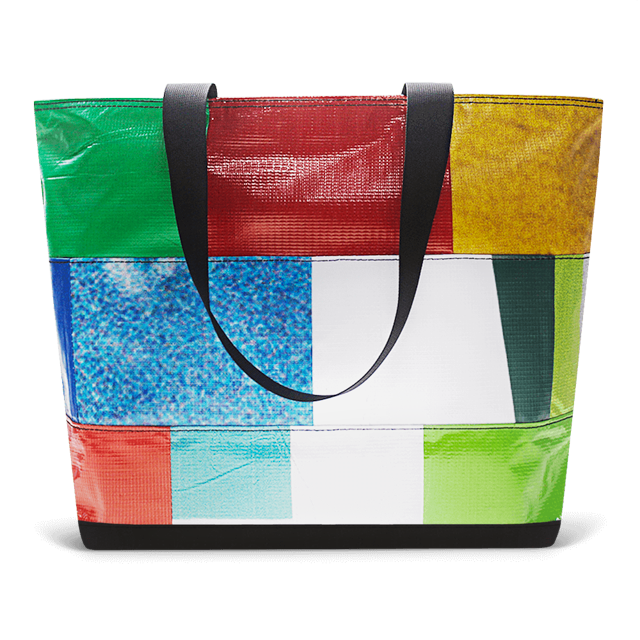 Patchwork Zippered Blake Tote