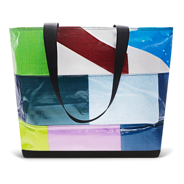 Patchwork Zippered Blake Tote