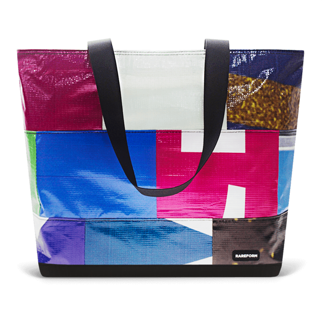 Patchwork Zippered Blake Tote
