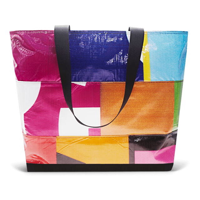 Patchwork Zippered Blake Tote