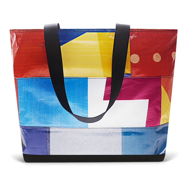 Patchwork Zippered Blake Tote