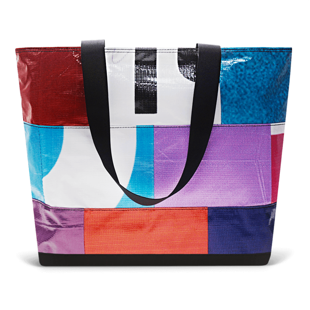 Patchwork Zippered Blake Tote