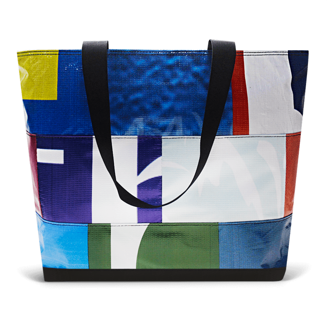 Patchwork Zippered Blake Tote