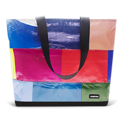Patchwork Zippered Blake Tote