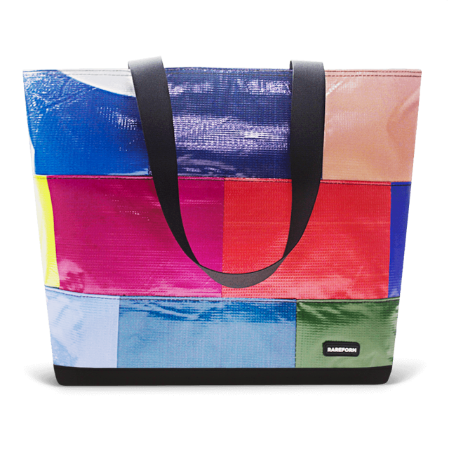 Patchwork Zippered Blake Tote