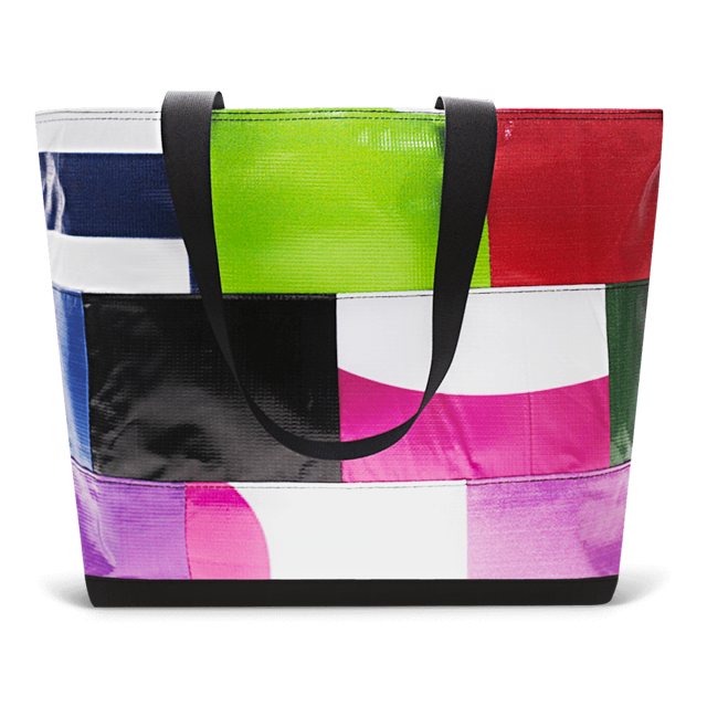 Patchwork Zippered Blake Tote