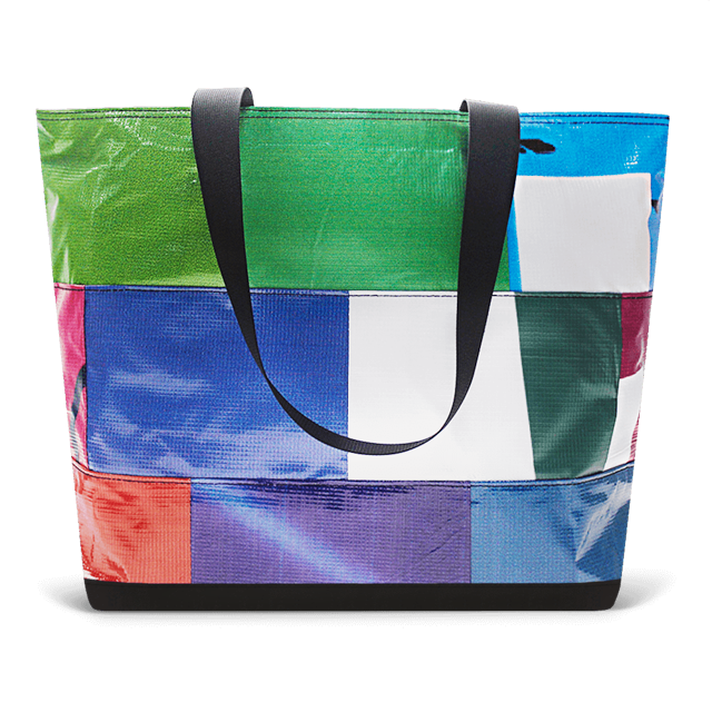 Patchwork Zippered Blake Tote