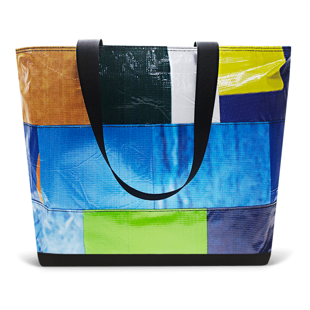 Patchwork Zippered Blake Tote