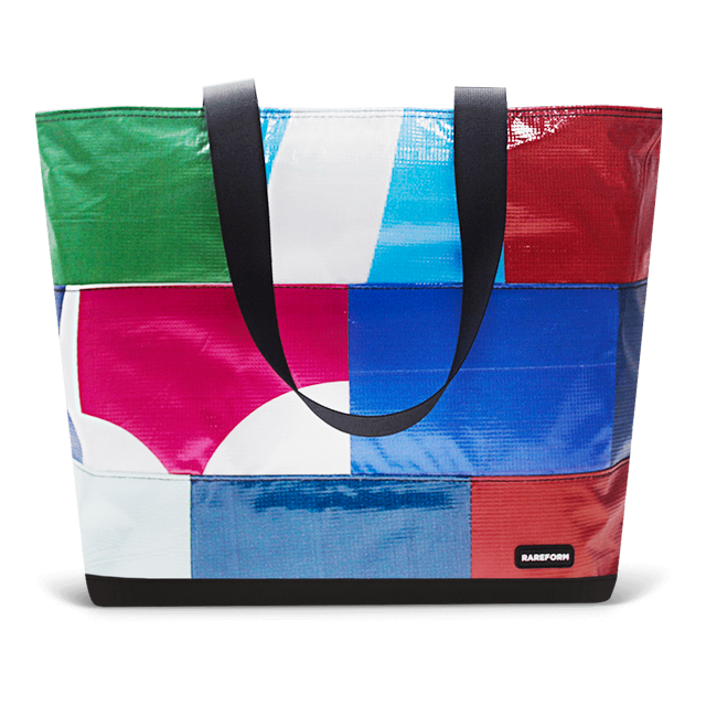 Patchwork Zippered Blake Tote