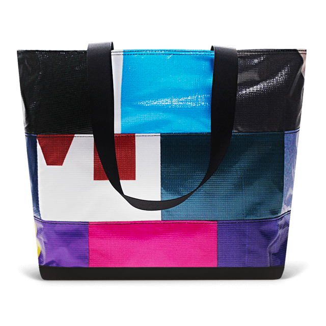 Patchwork Zippered Blake Tote