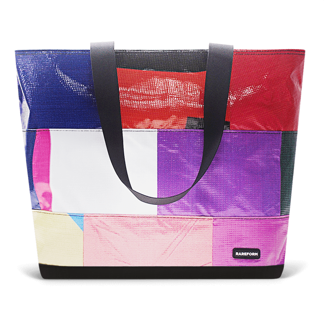 Patchwork Zippered Blake Tote