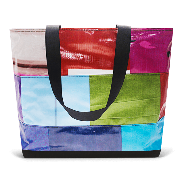 Patchwork Zippered Blake Tote