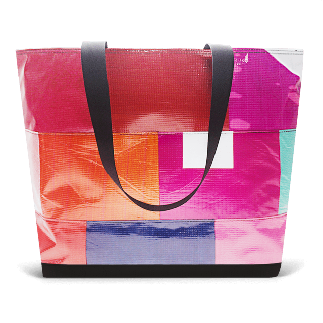 Patchwork Zippered Blake Tote