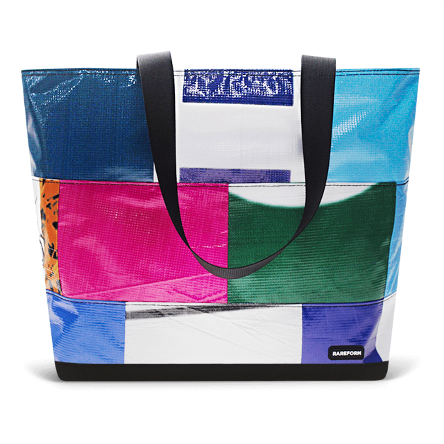 Patchwork Zippered Blake Tote