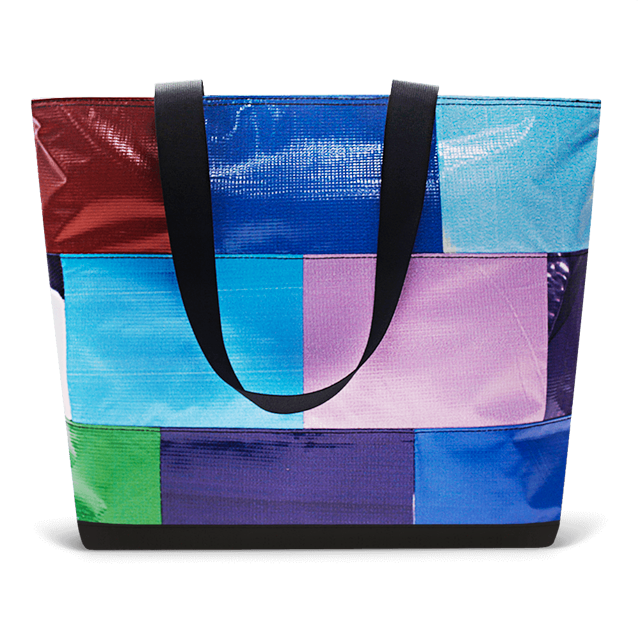 Patchwork Zippered Blake Tote