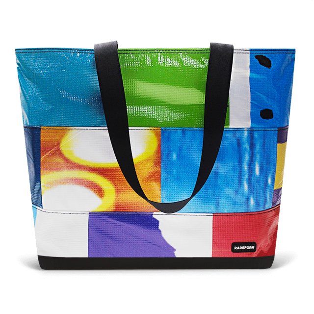 Patchwork Zippered Blake Tote